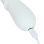 Wibrator silikonowy Good Vibes Only Sage niebieski USB 22 cm - 8