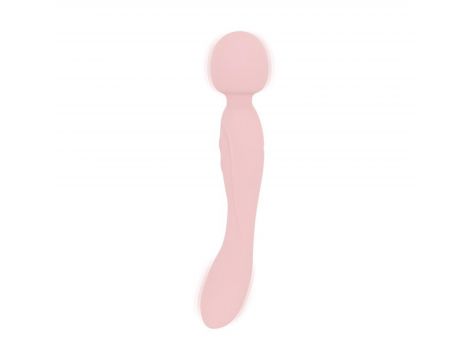 Good Vibes Only - Simi - Double Sided Wand Vibrator - Pink - 3