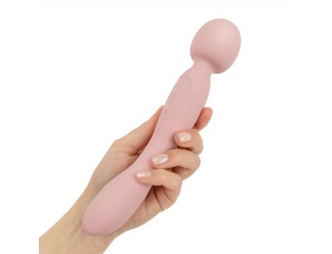 Good Vibes Only - Simi - Double Sided Wand Vibrator - Pink - 12