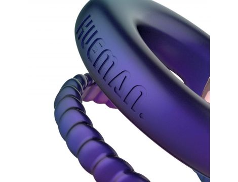 Pierścień wibrujący Hueman Jupiter podwójny fioletowy USB - 7