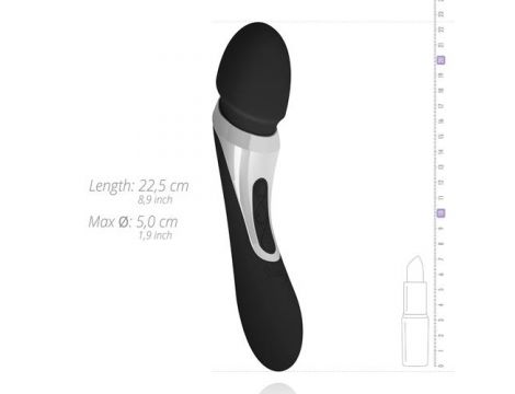 Wibrator różdżka Sway Vibes Wand silikonowy czarny USB - 8