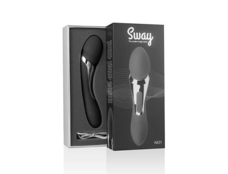 Wibrator różdżka Sway Vibes Wand silikonowy czarny USB - 7