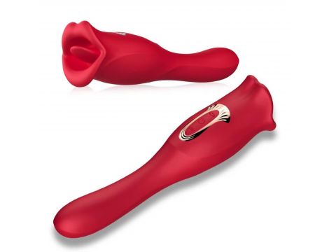 Stymulator łechtaczki Bite Mouth 2.0 muskający silikonowy USB - 2