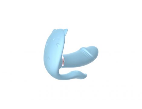 Wibrator analny Cat B Series Cute silikonowy 9 trybów USB - 15