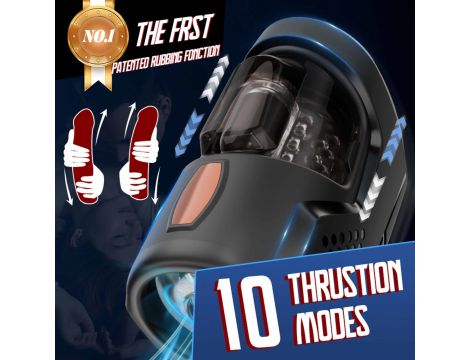 Automatyczny masturbator Space Capsule z wibracją B Series Cute USB - 11