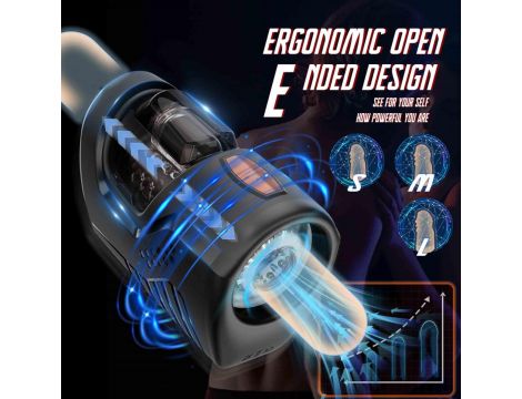 Automatyczny masturbator Space Capsule z wibracją B Series Cute USB - 10