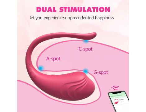 Jajeczko wibrujące App Love Egg zielone z aplikacją - 10