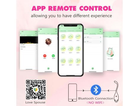 Jajeczko wibrujące App Love Egg zielone z aplikacją - 11