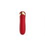 Wibrator szminkowy silikonowy czerwony B Series Cute USB 10 cm - 2