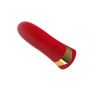 Wibrator szminkowy silikonowy czerwony B Series Cute USB 10 cm - 5