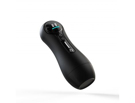 Automatyczny masturbator z ssaniem i wibracją B-Series Cute czarny USB - 3
