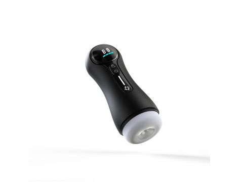 Automatyczny masturbator z ssaniem i wibracją B-Series Cute czarny USB - 6