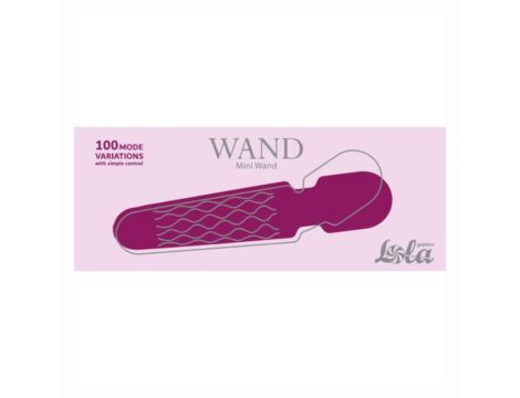 Mini wibrator wand Games Wand fioletowy USB - 2