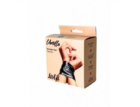 Bondage Tape Vanilla Oxytocin Black - 2