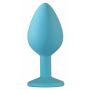 Plug-Anal Plug Emotions Cutie Medium Turquoise Pink crystal - 2