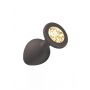 Plug-Anal Plug Emotions Cutie Medium Black golden crystal - 2