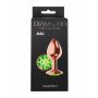 Plug-Butt Plug Diamond Emerald Shine S Rose Gold - 3