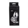 Enlarged Anal Plug Diamond Clear Sparkle XL - 4