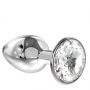 Enlarged Anal Plug Diamond Clear Sparkle XL - 2