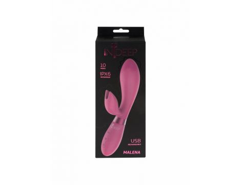 Wibrator-Rechargeable Vibrator Indeep Malena Magenta - 5