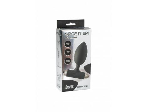 Vibrating Anal Plug Spice it up New Edition Perfection Black - 2