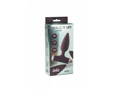 Vibrating Anal Plug Spice it up New Edition Glory Wine red - 2