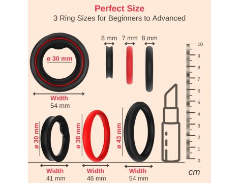 Cockring - Nappex™ Fuego - Premium Cockrings (10 Languages) - 6