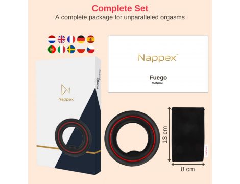 Cockring - Nappex™ Fuego - Premium Cockrings (10 Languages) - 11