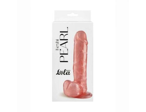 Dildo perłowe Pearl Mabe różowe 20,5 cm - 2