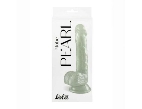 Dildo perłowe Pearl Mabe białe 20 cm