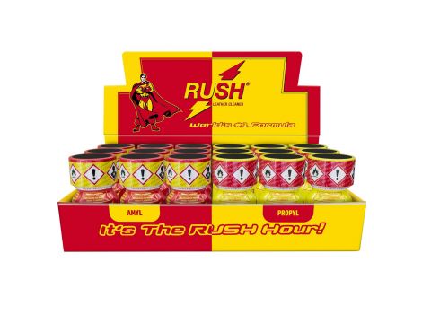 Zestaw display Rush Super Rush 18 butelek 10 ml