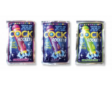 Cock Rockets – Oral Sex Lollipop, Strawberry Flavor