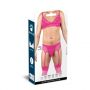 Biustonosz koronkowy Prowler różowy XL - 4
