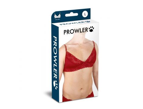 Biustonosz koronkowy Prowler czerwony XL - 3