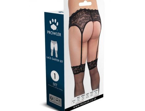 Komplet pas do pończoch Prowler koronkowy S - 3