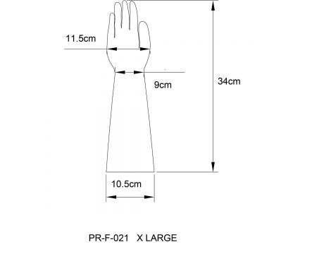 Rękawiczki lateksowe Prowler RED X Large - 4