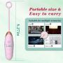 Vibrating Silicone Love EGG USB 7 vibration and thrust functions / Remote control Pink - 6