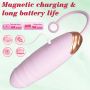 Vibrating Silicone Love EGG USB 7 vibration and thrust functions / Remote control Pink - 8