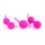 Kulki-Silicone Kegal Balls Set - Pink - 3