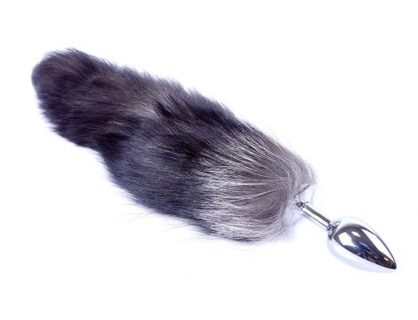 Korek analny z lisim ogonem B Series HeavyFun czarny XXL - 7