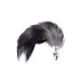 Korek analny z lisim ogonem B Series HeavyFun czarny XXL - 3