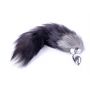 Korek analny z lisim ogonem B Series HeavyFun czarny XXL - 5