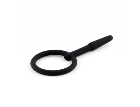 Silikonowy plug do penisa z kanałem HeavyFun 8,5 cm - 2