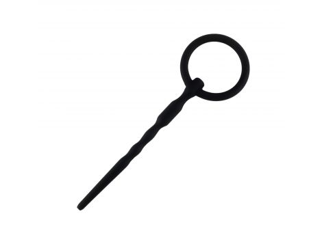 Silikonowy penis plug z kanałem B Series HeavyFun 13,5 cm - 4