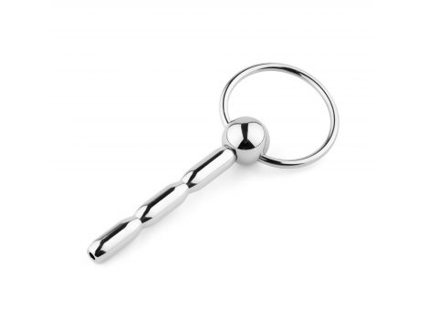 Stalowy plug do cewki z pierścieniem 10 cm HeavyFun - 2