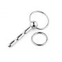Stalowy plug do cewki z pierścieniem 10 cm HeavyFun - 2
