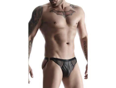 Figi męskie open back Regnes Fetish Planet czarny M - 7