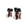 Stringi męskie 3 pack Regnes Fetish Planet czarny S/M
