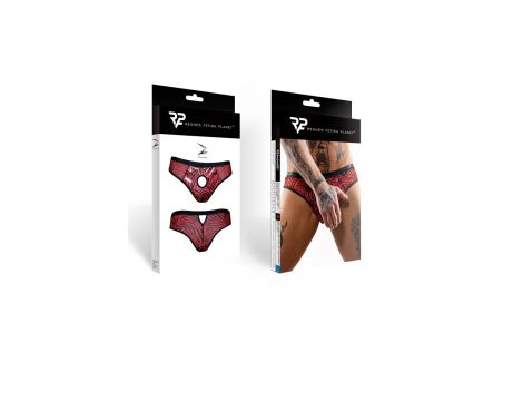 Majtki brazyliany z otworem - XXL - 7