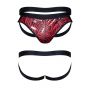 Majtki jockstrap tiulowe Regnes Fetish Planet zebra L - 3